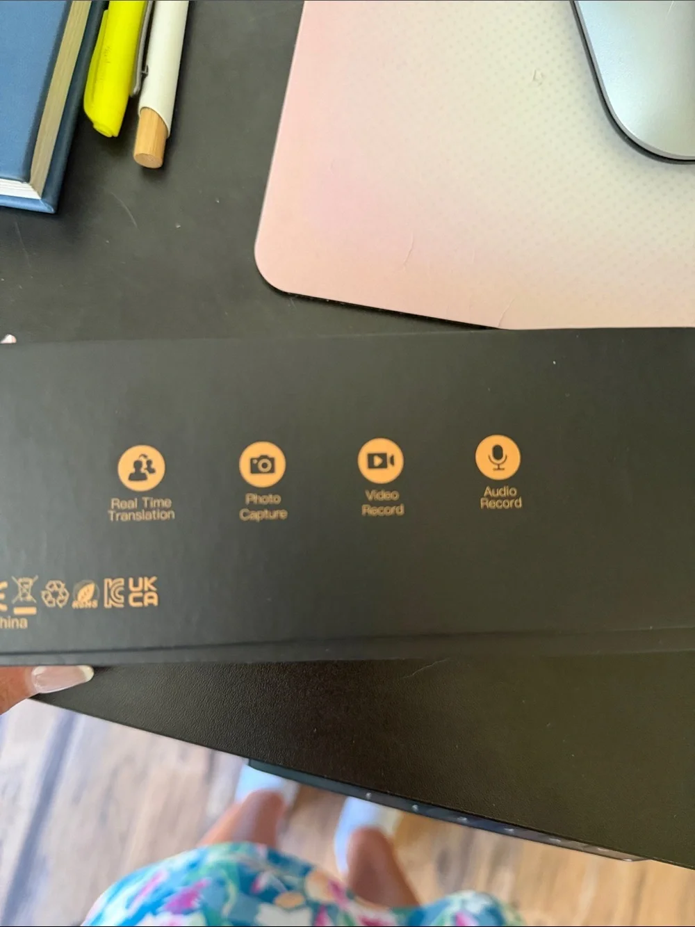 AI Smart Glasses with Camera, 4K POV Recording, Photochromic